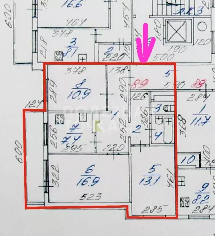 3-к кв. Свердловская область, Екатеринбург ул. Прониной, 121 (66.0 м) - Фото 2