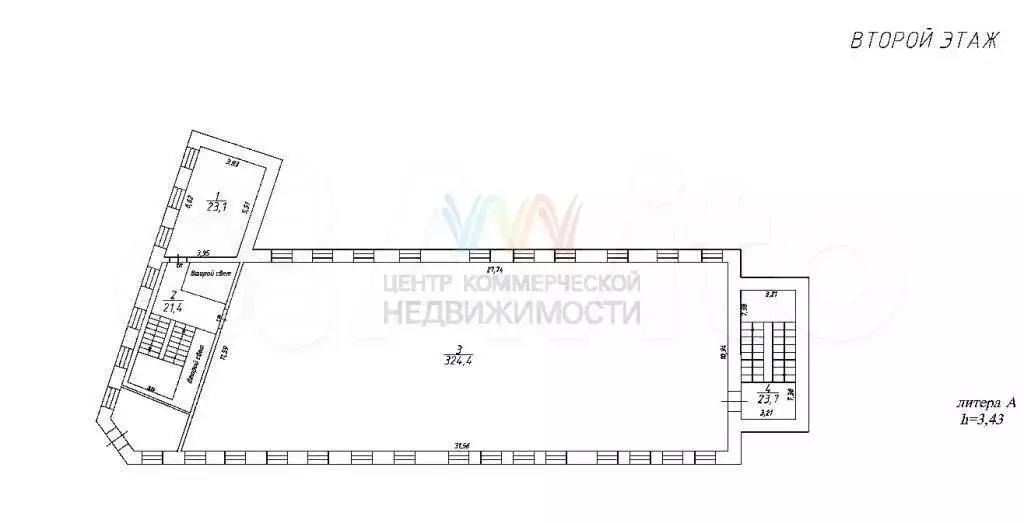 Офис премиум класса 650 кв.м. возможно увеличение - Фото 1