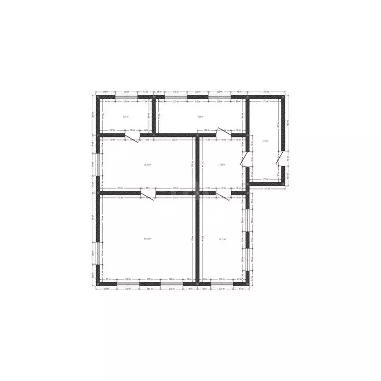 Дом в село Киселёво, Центральная улица (80 м) - Фото 1