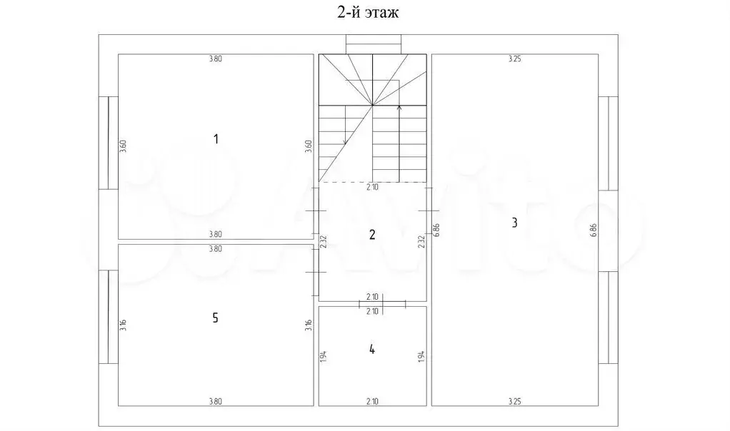 Дом 123 м на участке 11 сот. - Фото 1