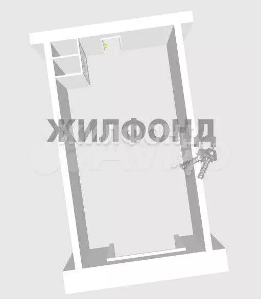 Комната 17,4 м в 1-к., 2/5 эт. - Фото 0