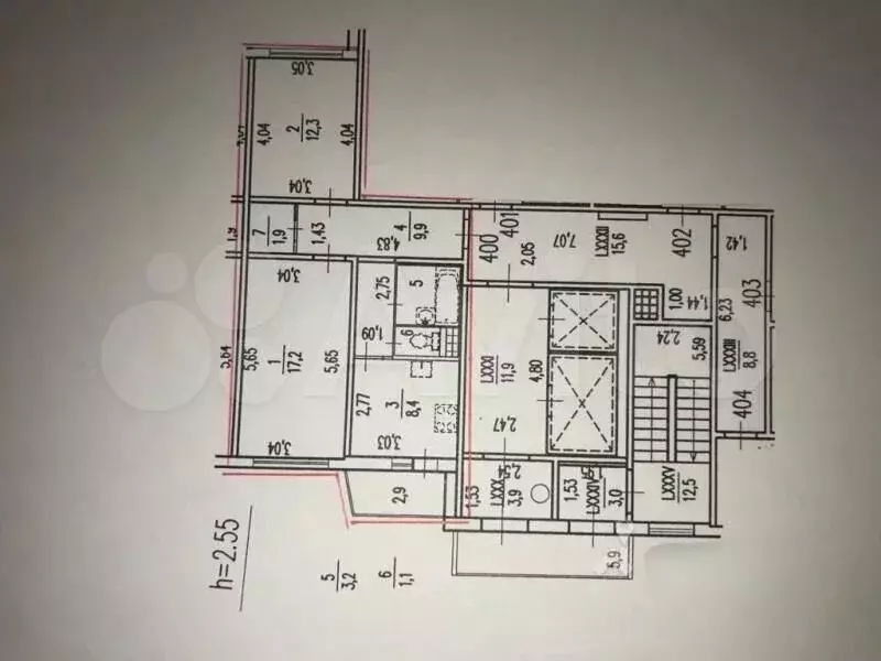 2-к. квартира, 54 м, 14/17 эт. - Фото 0