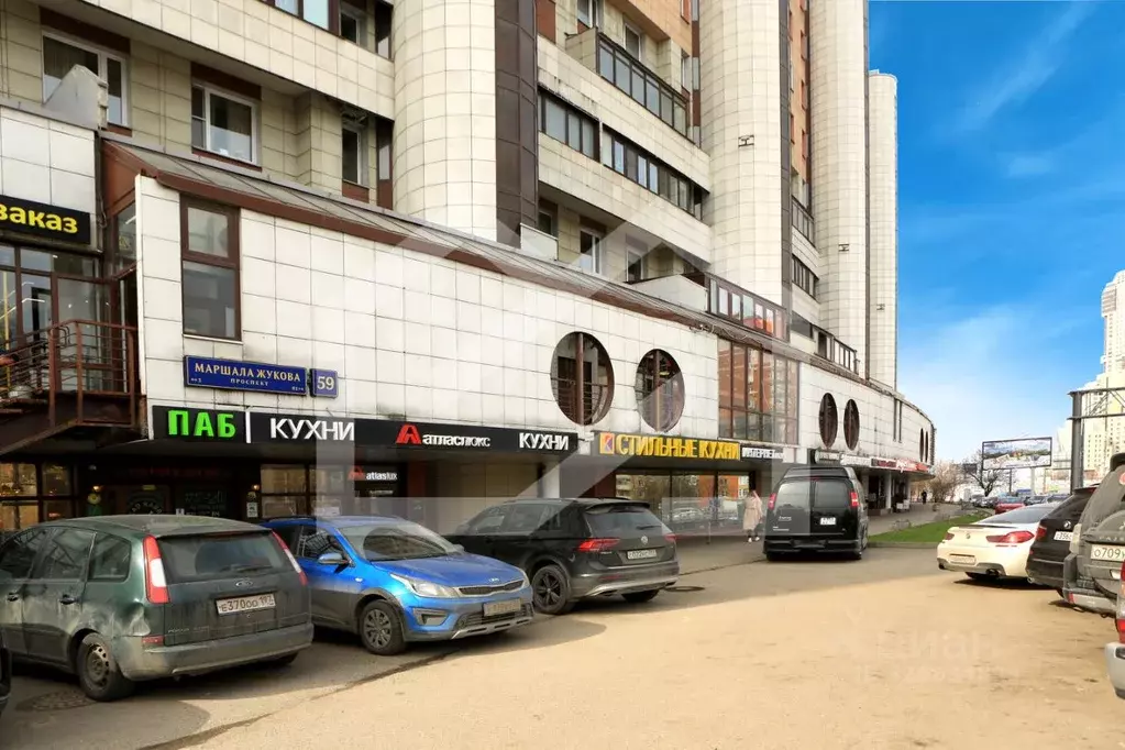 Помещение свободного назначения в Москва просп. Маршала Жукова, 59 ... - Фото 1