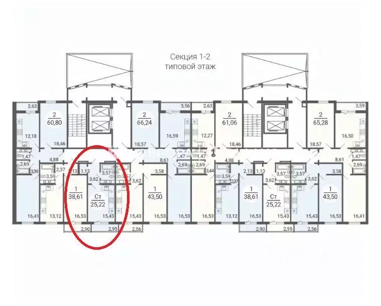 Студия Челябинская область, Магнитогорск просп. Ленина, 114 (25.22 м) - Фото 2