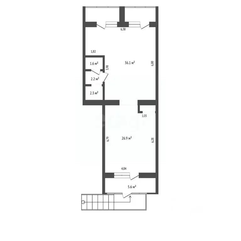 Помещение свободного назначения в Амурская область, Благовещенск ... - Фото 2