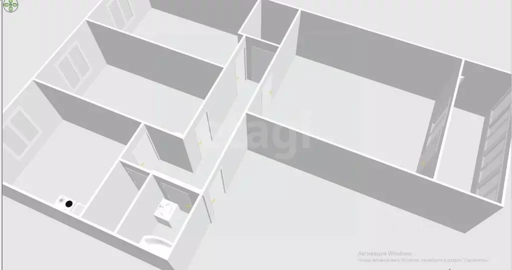 3-к кв. Сахалинская область, Холмск Строительная ул. (62.5 м) - Фото 2