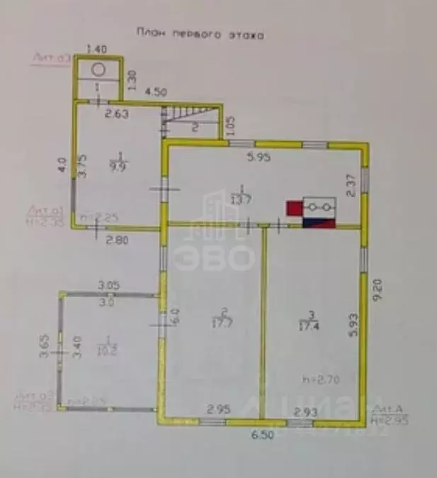 Дом в Ленинградская область, Гатчинский муниципальный округ, Сиверский ... - Фото 2