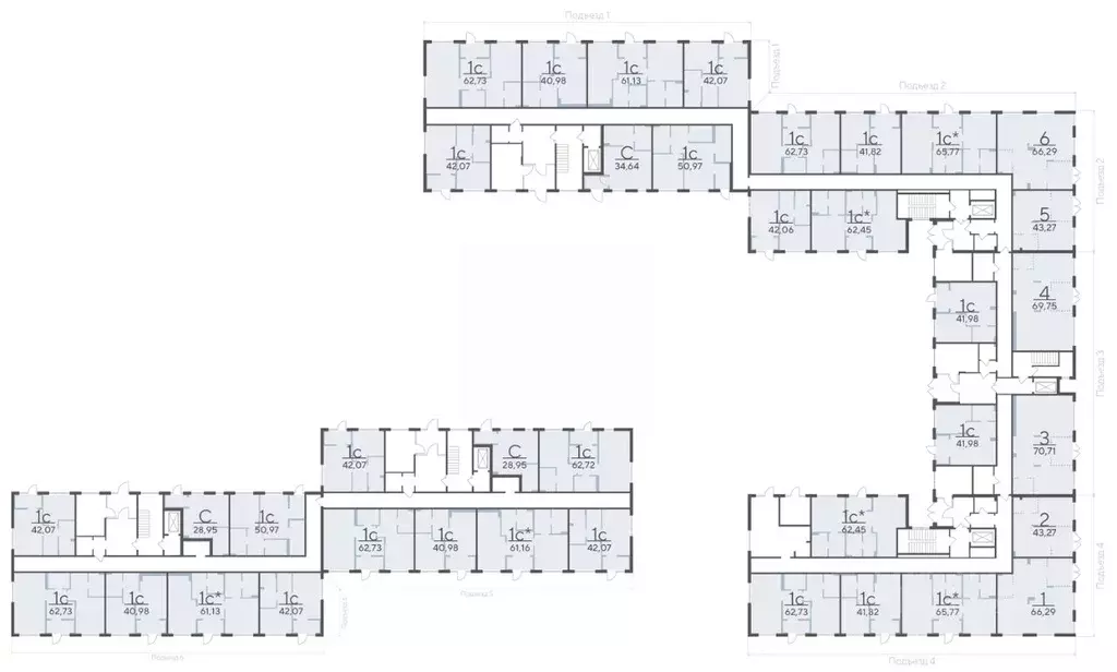 1-к кв. Тюменская область, Тюмень Ново-Гилевский жилрайон,  (50.97 м) - Фото 1