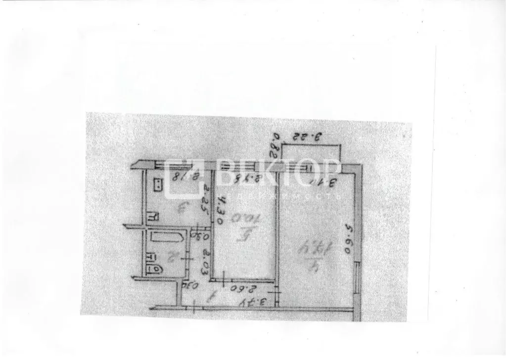 2-к кв. Ивановская область, Иваново Новая ул., 4 (45.0 м) - Фото 1