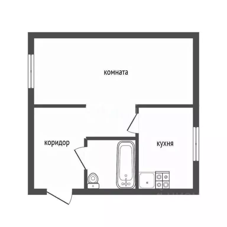 1-к кв. Воронежская область, Воронеж ул. Писателя Маршака, 7 (31.0 м) - Фото 2