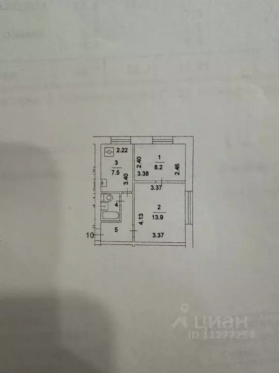 2-к кв. Москва 2-я Хуторская ул., 18К1 (36.7 м) - Фото 2