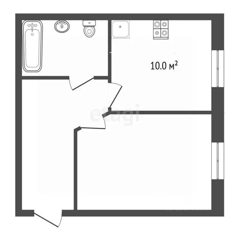 1-к кв. Ямало-Ненецкий АО, Пуровский район, Уренгой пгт, Центральный ... - Фото 2