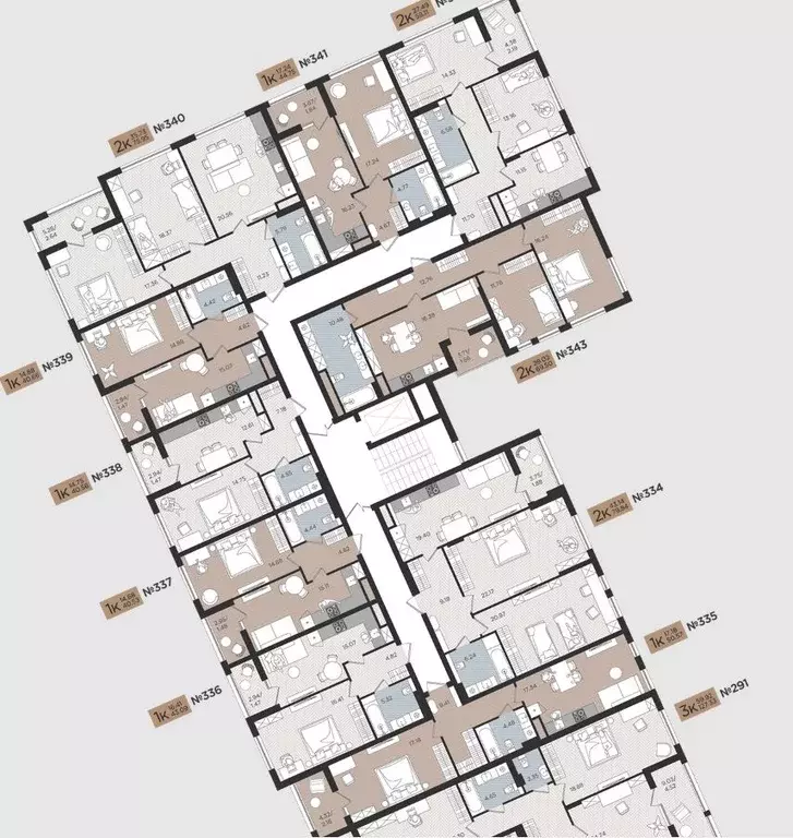 1-к кв. Калининградская область, Калининград Мой Город жилой комплекс ... - Фото 2