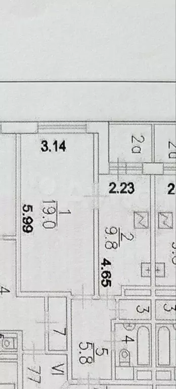 1-к. квартира, 38,8 м, 9/25 эт. - Фото 0