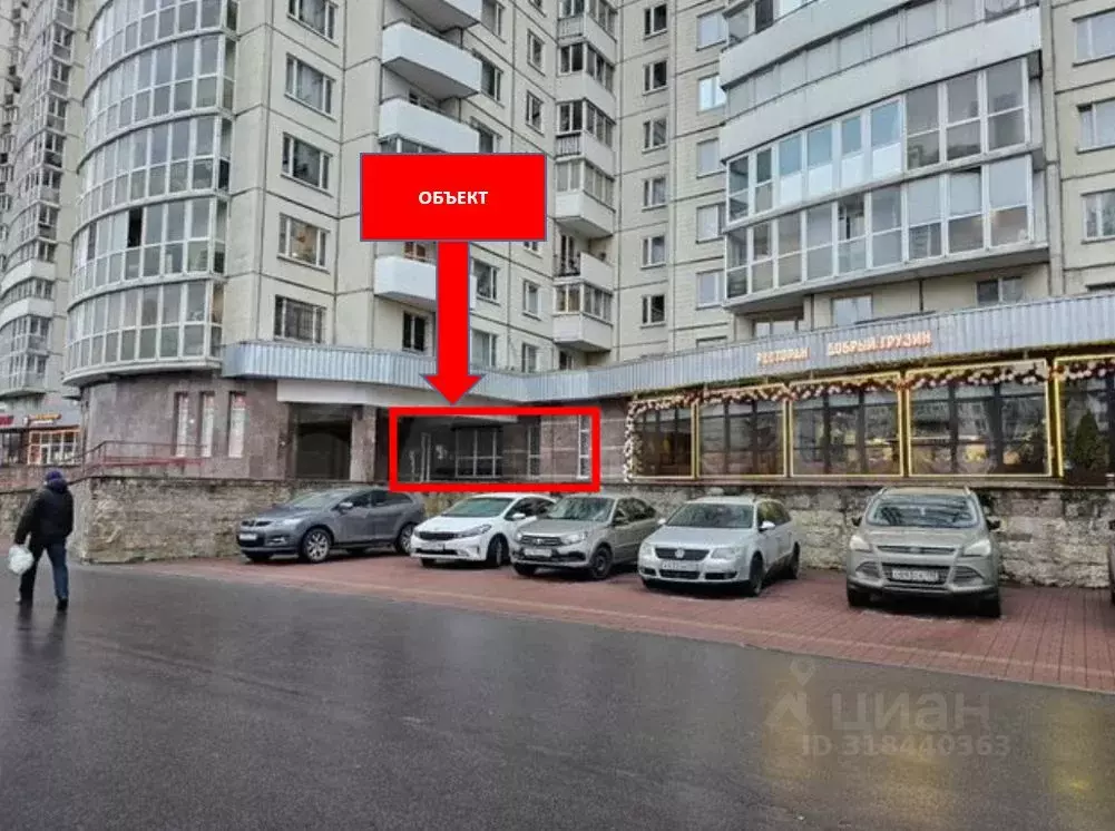 Помещение свободного назначения в Санкт-Петербург Комендантский ... - Фото 1