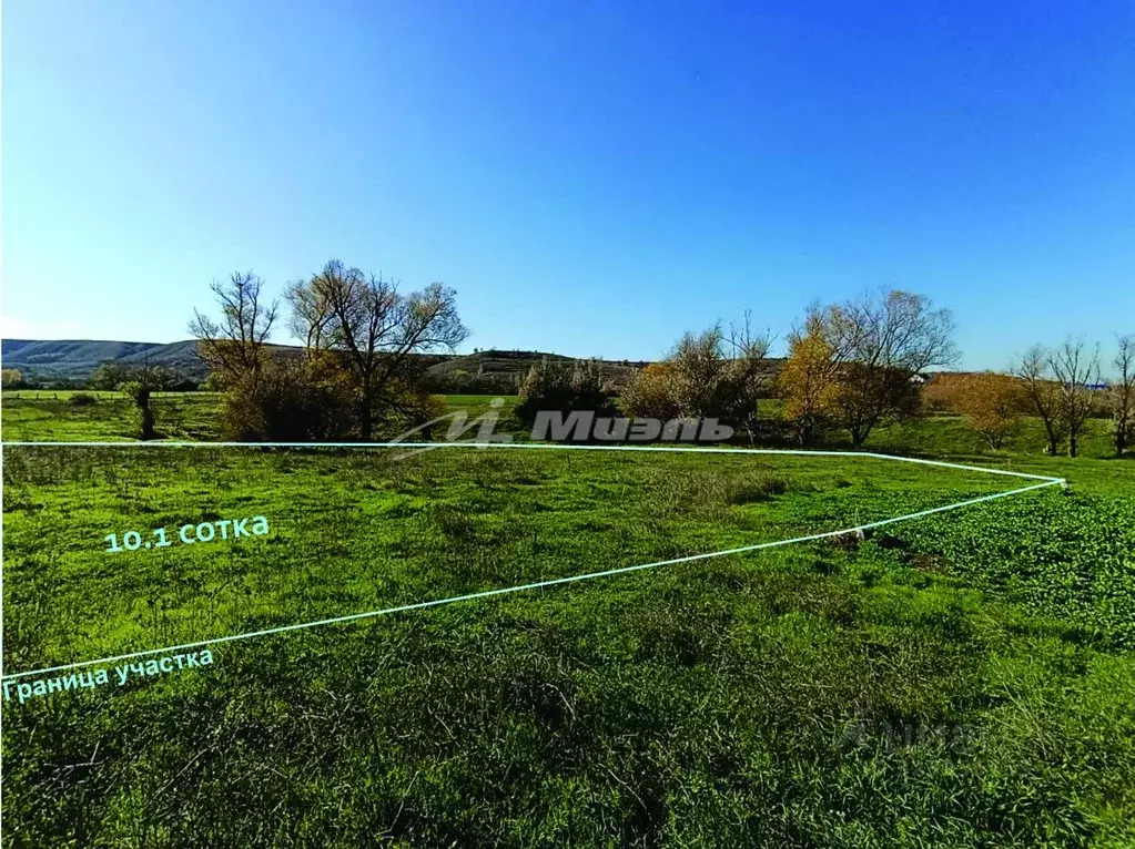 Участок в Крым, Симферопольский район, с. Пожарское ул. Мира (10.1 ... - Фото 1