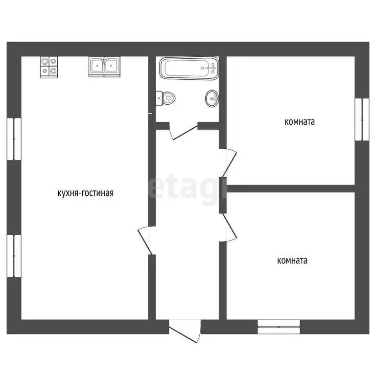 Дом в хутор Коржевский, Казачья улица (60 м) - Фото 1