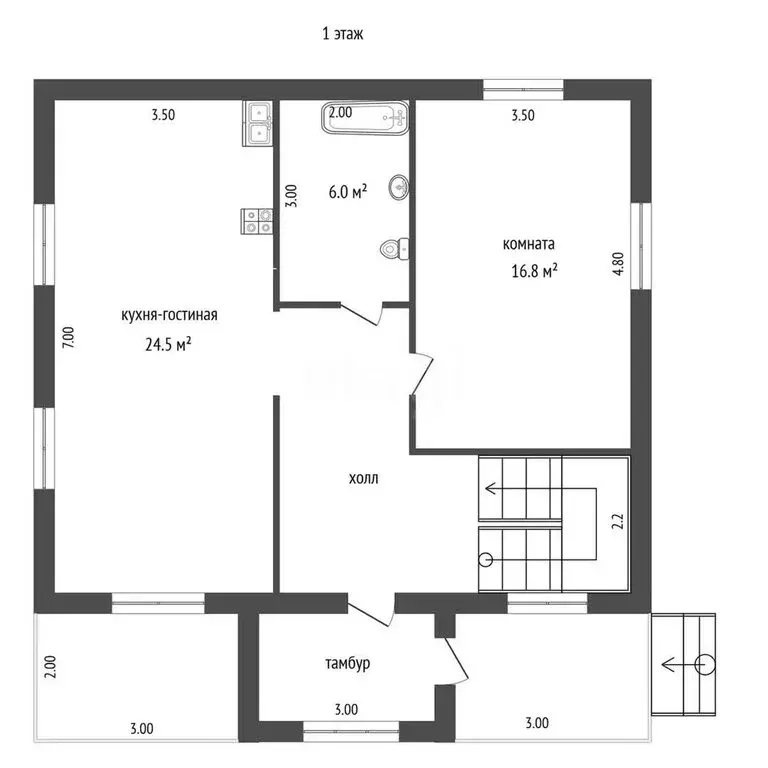 Дом в Ярославский муниципальный округ, деревня Кузнечиха ... - Фото 1