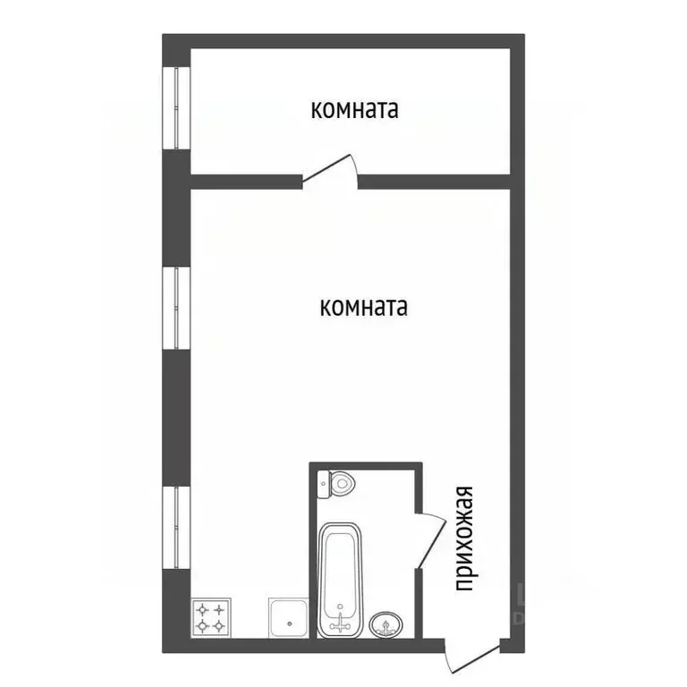 2-к кв. Красноярский край, Красноярск имени газеты Красноярский ... - Фото 1