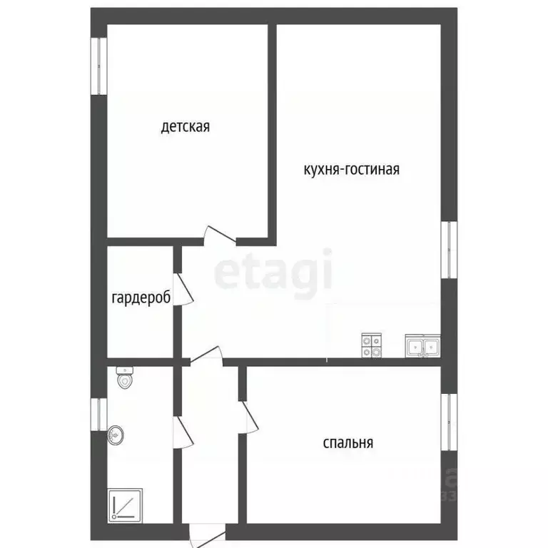 Дом в Пермский край, Чернушка Красноармейская ул., 3 (27 м) - Фото 1