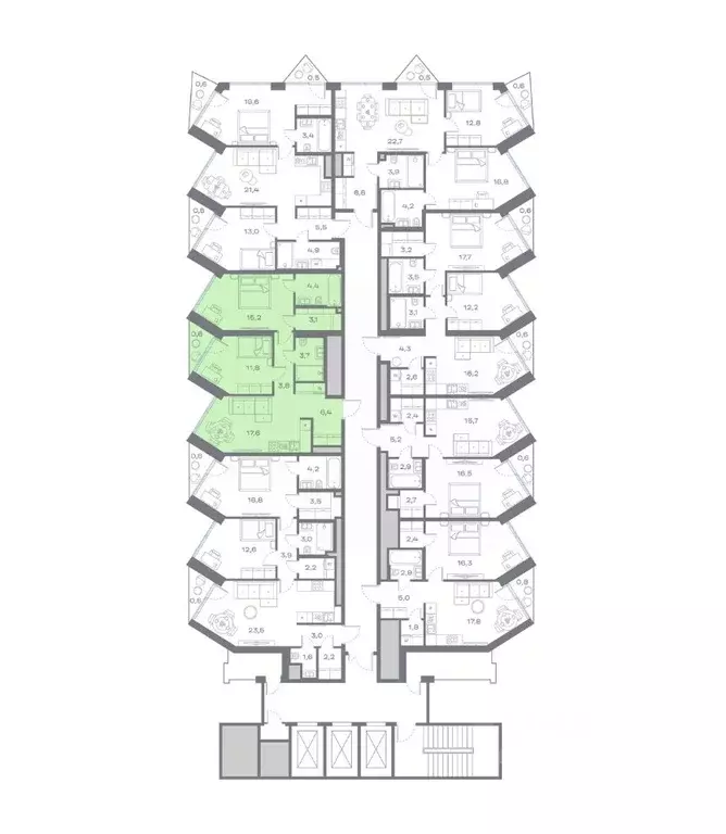 2-к кв. Москва Крылатская ул., 23 (66.57 м) - Фото 1