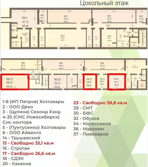 Аренда от собственника, 26.6 м - Фото 1