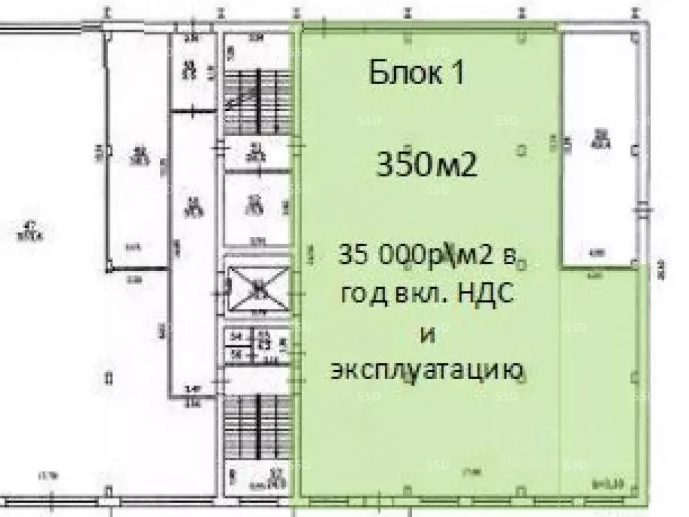 Офис в Москва Варшавское ш., 26 (350 м) - Фото 1