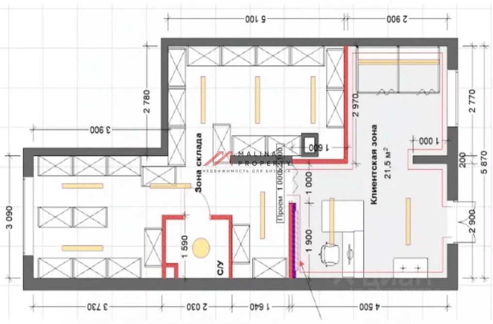 Торговая площадь в Московская область, Люберцы городской округ, д. ... - Фото 2