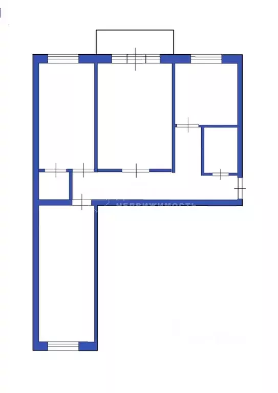 3-к кв. Кемеровская область, Кемерово ул. Терешковой, 21 (59.0 м) - Фото 1