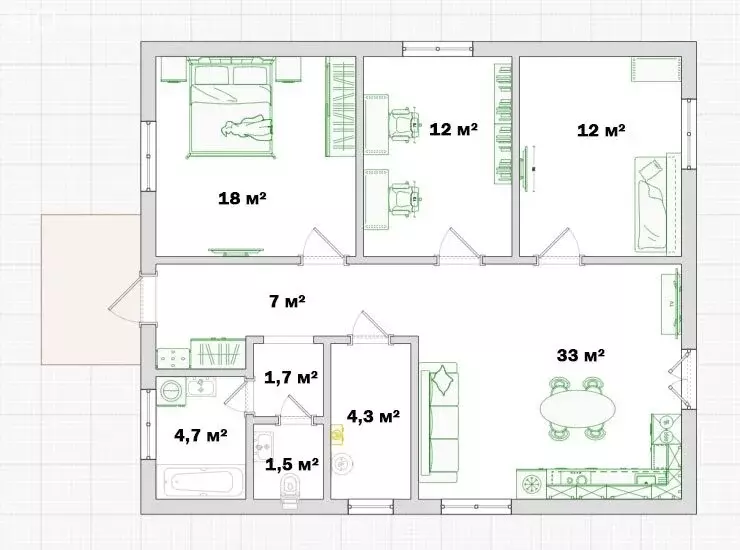 Дом в Магнитогорск, Жигулёвская улица, 29 (97 м) - Фото 2