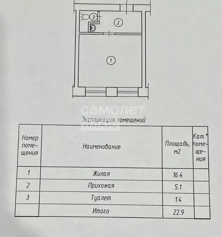 Студия Чувашия, Новочебоксарск Зеленый бул., 19 (22.9 м) - Фото 2