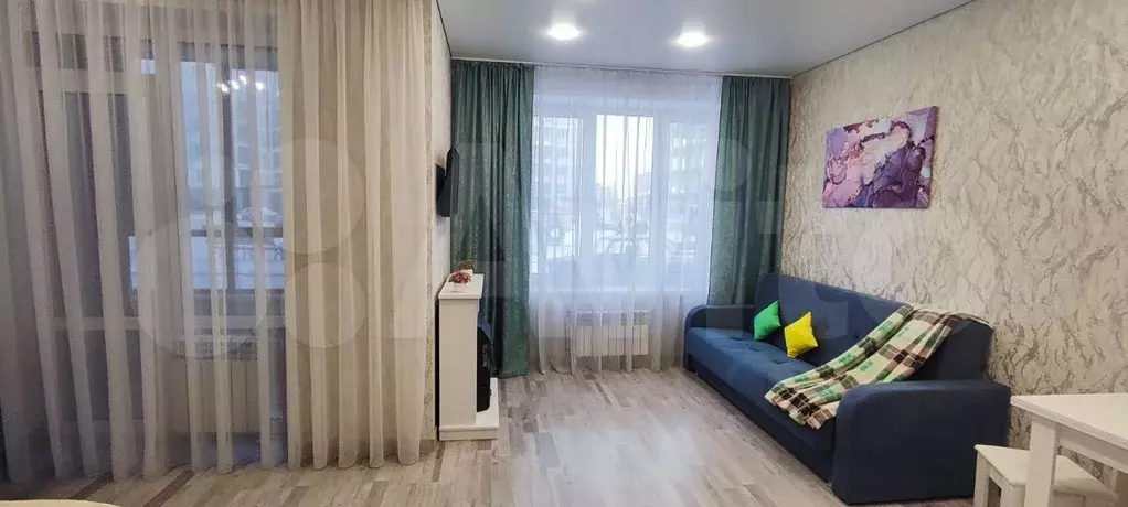 Квартира-студия, 33 м, 1/9 эт. - Фото 1