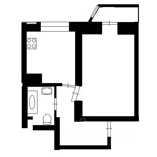 1-к кв. Ленинградская область, Кудрово г. Всеволожский район, ... - Фото 2