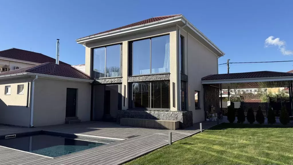 Дом в Краснодарский край, Сочи Веселое мкр, пер. Добрый (170 м) - Фото 0