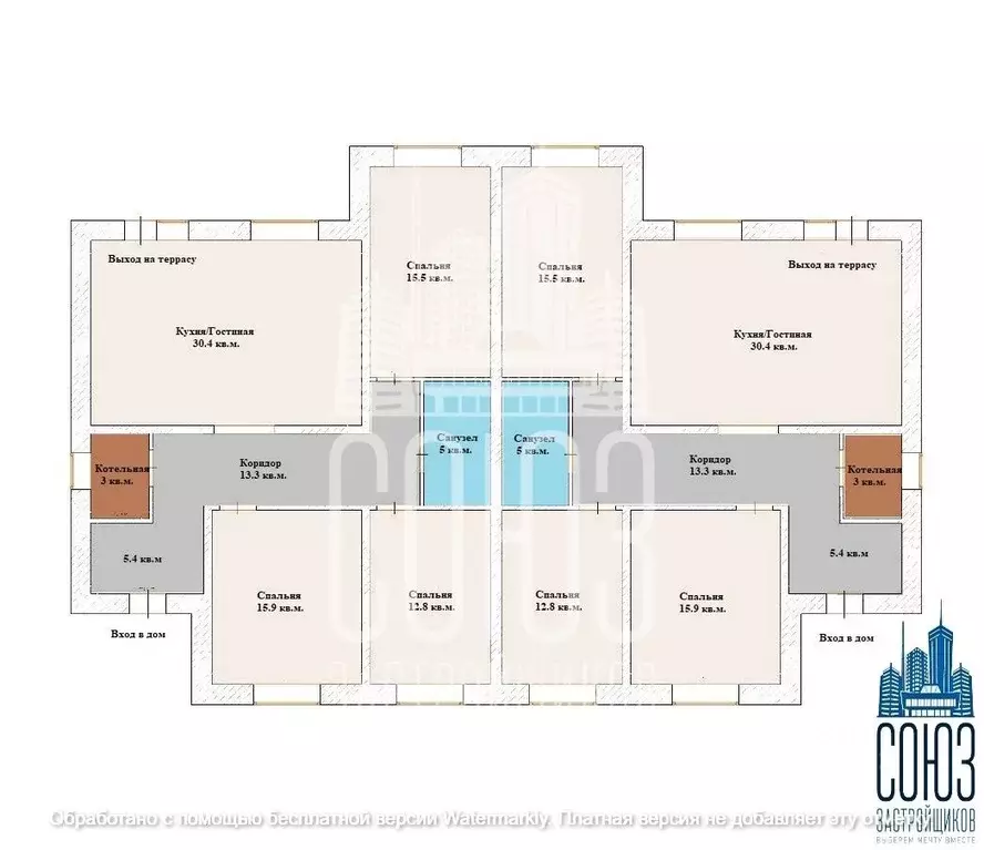 Таунхаус в Оренбургская область, Оренбургский район, с. Подгородняя ... - Фото 2