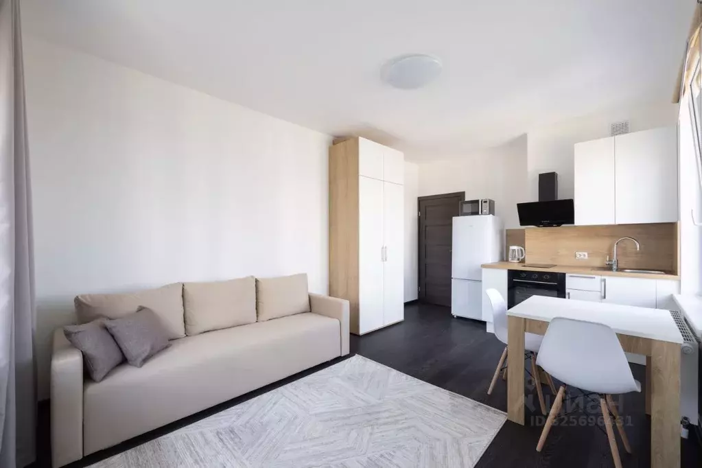 Студия Санкт-Петербург ул. Верхне-Каменская, 11к1 (25.0 м) - Фото 2