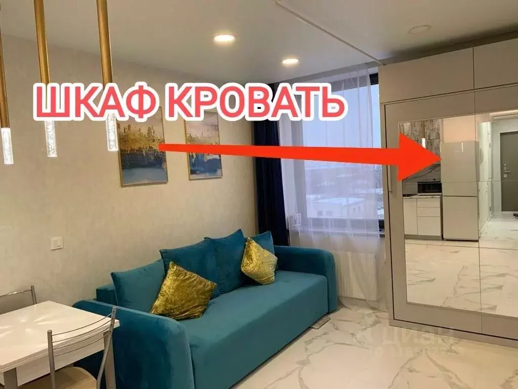 Студия Москва ул. Золоторожский Вал, 8 (30.0 м) - Фото 1