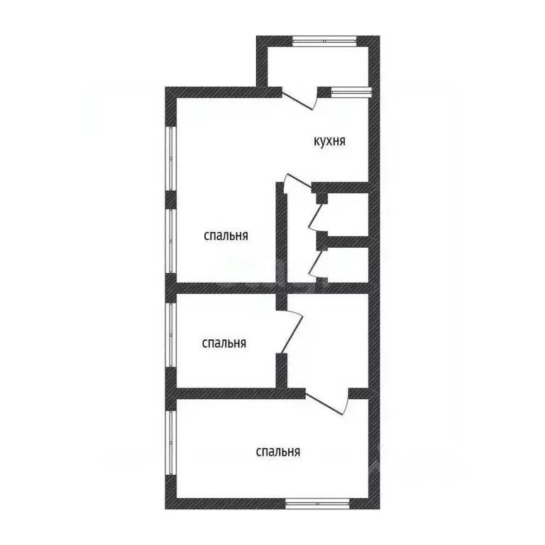 3-к кв. Алтайский край, Бийск Социалистическая ул., 26/1 (60.2 м) - Фото 2