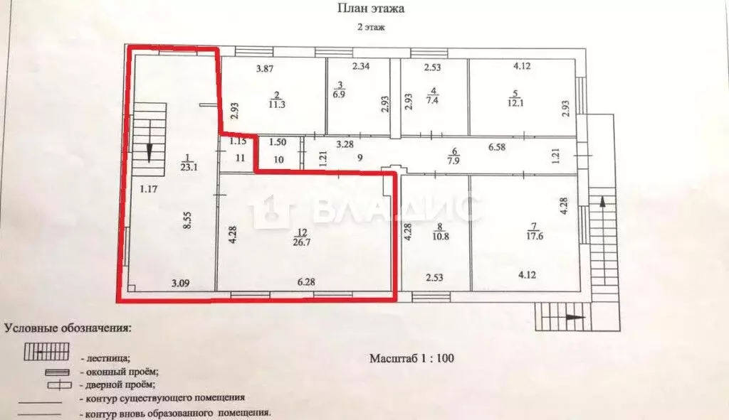 Офис в Новосибирская область, Новосибирск ул. Зеленая Горка, 4/1 (51 ... - Фото 1