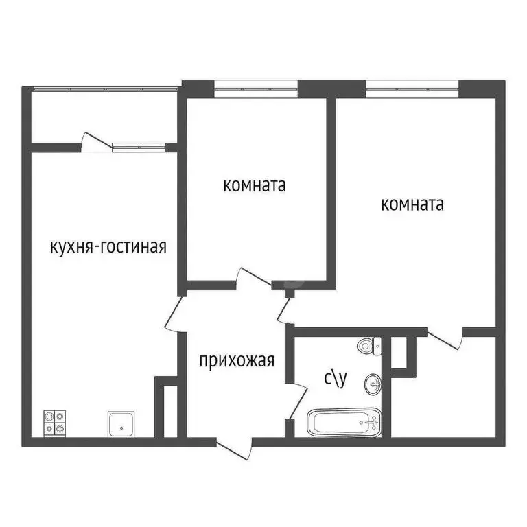 2-комнатная квартира: Тула, улица Седова, 26к2 (64.8 м) - Фото 0