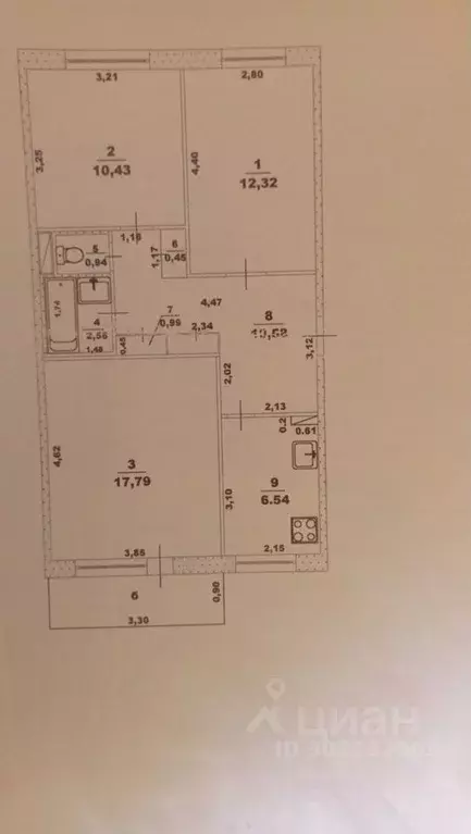 3-к кв. Ульяновская область, Ульяновск ул. 12 Сентября, 1 (63.0 м) - Фото 0