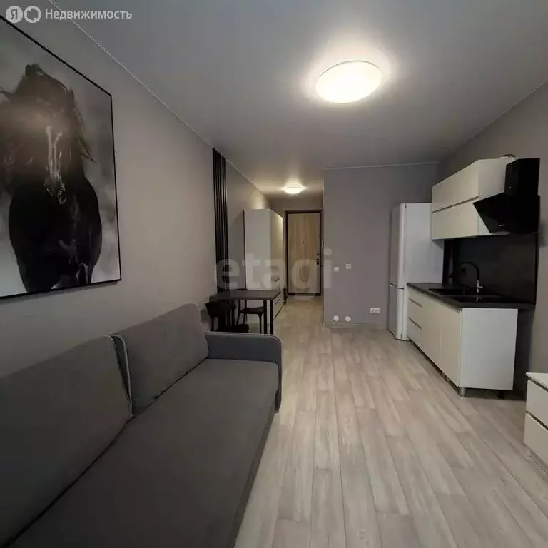 Квартира-студия: Тюмень, Краснооктябрьская улица, 4 (25 м) - Фото 1