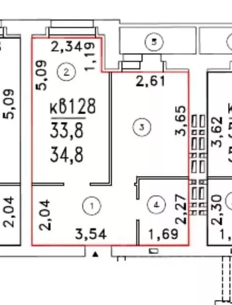 1-к кв. Тамбовская область, Тамбовский муниципальный округ, д. Крутые ... - Фото 1