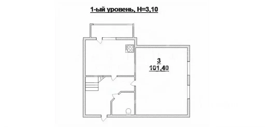 3-к кв. Калининградская область, Калининград Гражданская ул., 9А ... - Фото 2
