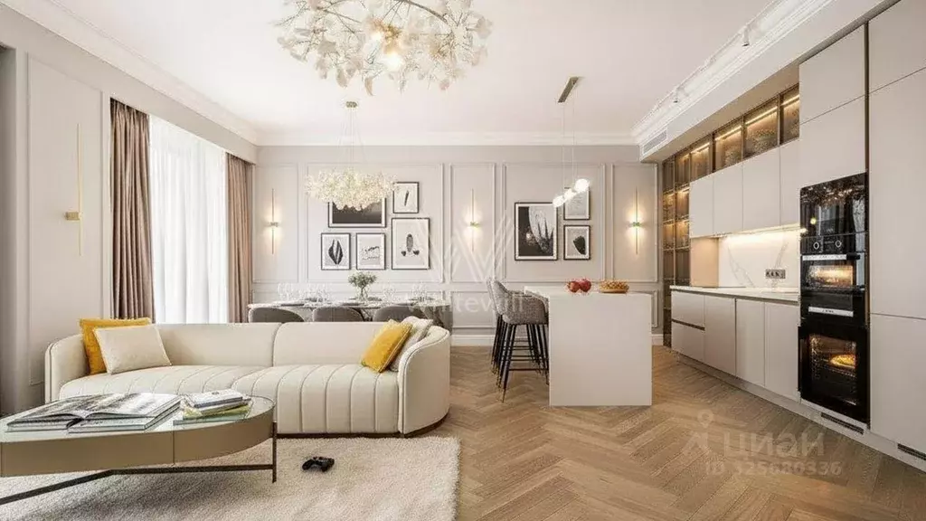 4-к кв. Москва Ленинградский просп., 37/3 (132.0 м) - Фото 1