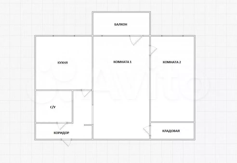 2-к. квартира, 41 м, 5/5 эт. - Фото 0