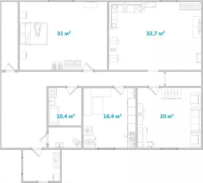 Дом в Брянская область, рабочий посёлок Погар, Молодёжная улица, 1 ... - Фото 2