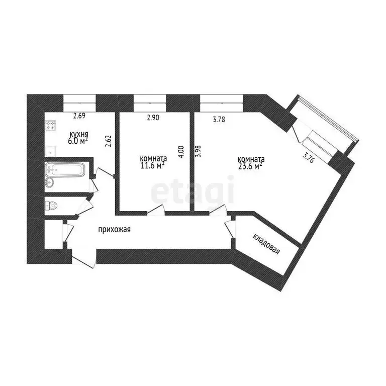 2-комнатная квартира: Воронеж, Краснозвёздная улица, 10 (60.2 м) - Фото 1