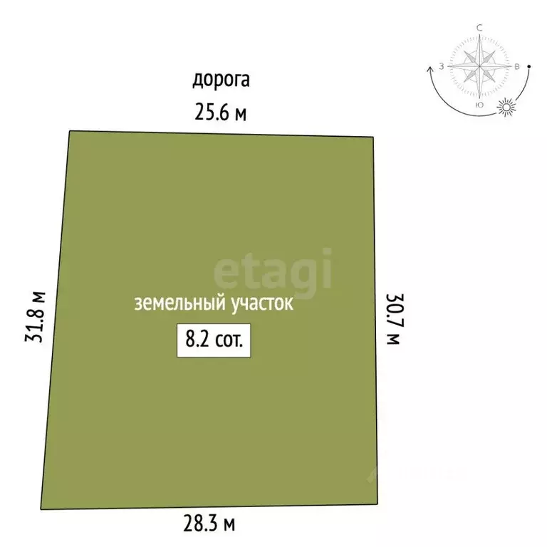 Участок в Крым, Бахчисарайский район, Энтузиаст СПК ул. Степная, 18 ... - Фото 2