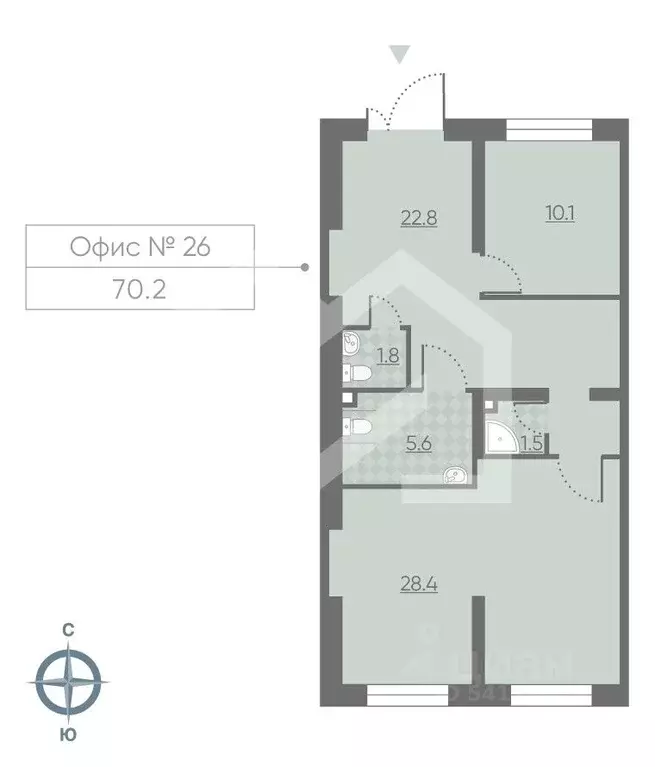 Помещение свободного назначения в Москва 2-й этап тер., Лучи жилой ... - Фото 2